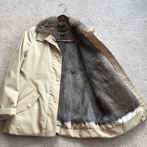 Brooks Brothers Rabbit Fur Coat